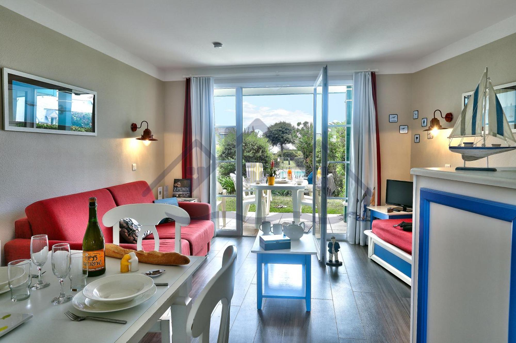 Localise - A06 - Entierement De Plain-Pied Avec Petite Vue Mer - Donnant Sur La Piscine Et Le Jardin - Wifi Inclus - Draps Inclus - Guilvinec Exteriör bild