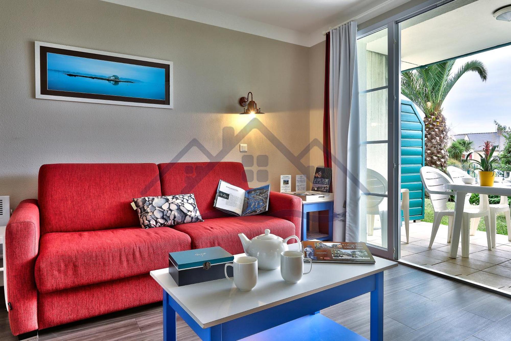 Localise - A06 - Entierement De Plain-Pied Avec Petite Vue Mer - Donnant Sur La Piscine Et Le Jardin - Wifi Inclus - Draps Inclus - Guilvinec Exteriör bild