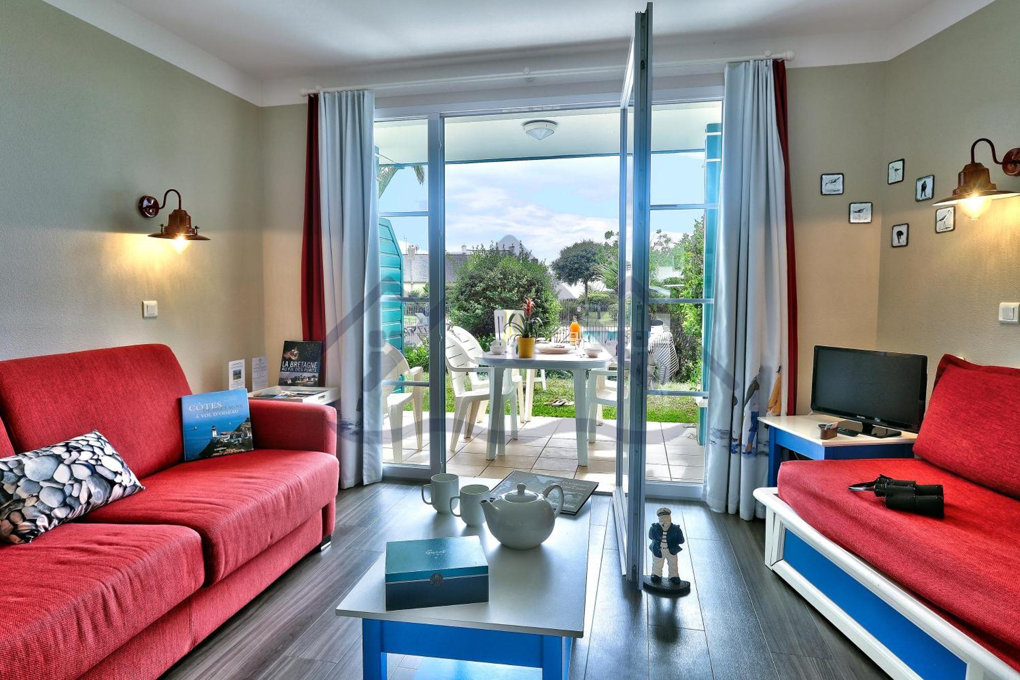 Localise - A06 - Entierement De Plain-Pied Avec Petite Vue Mer - Donnant Sur La Piscine Et Le Jardin - Wifi Inclus - Draps Inclus - Guilvinec Exteriör bild
