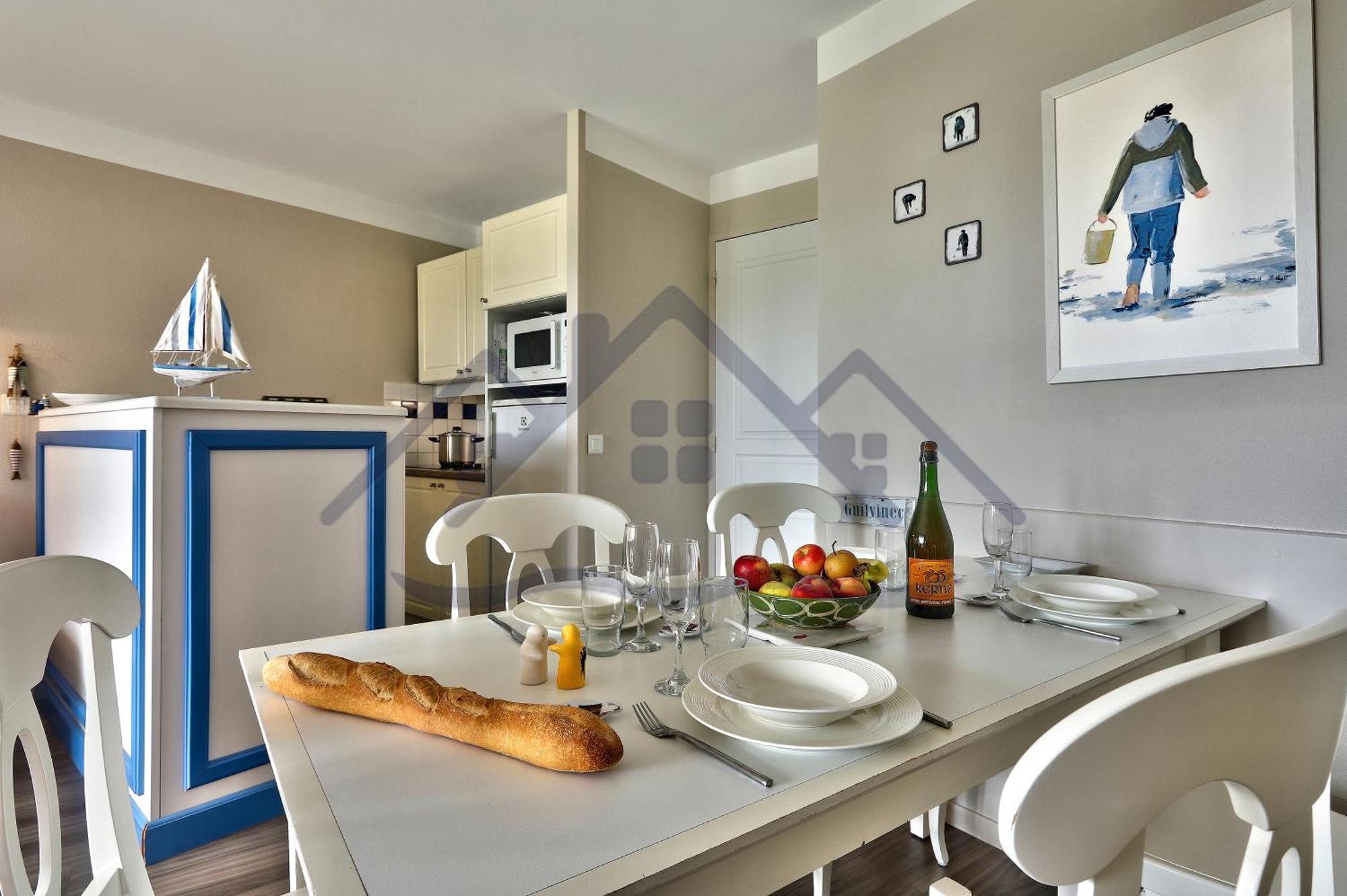 Localise - A06 - Entierement De Plain-Pied Avec Petite Vue Mer - Donnant Sur La Piscine Et Le Jardin - Wifi Inclus - Draps Inclus - Guilvinec Exteriör bild